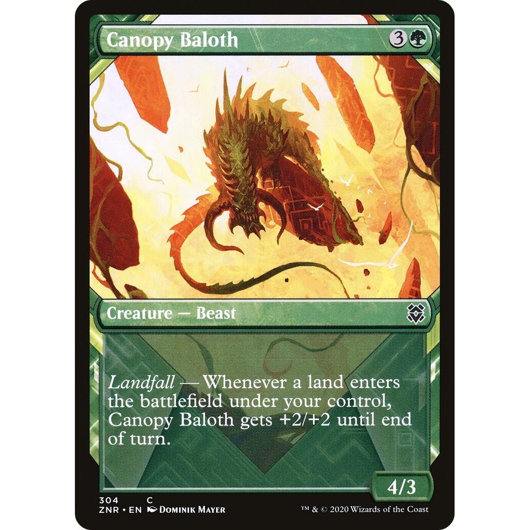 Image for Canopy Baloth (Showcase) (304) (ZNR) - Magic: The Gathering
