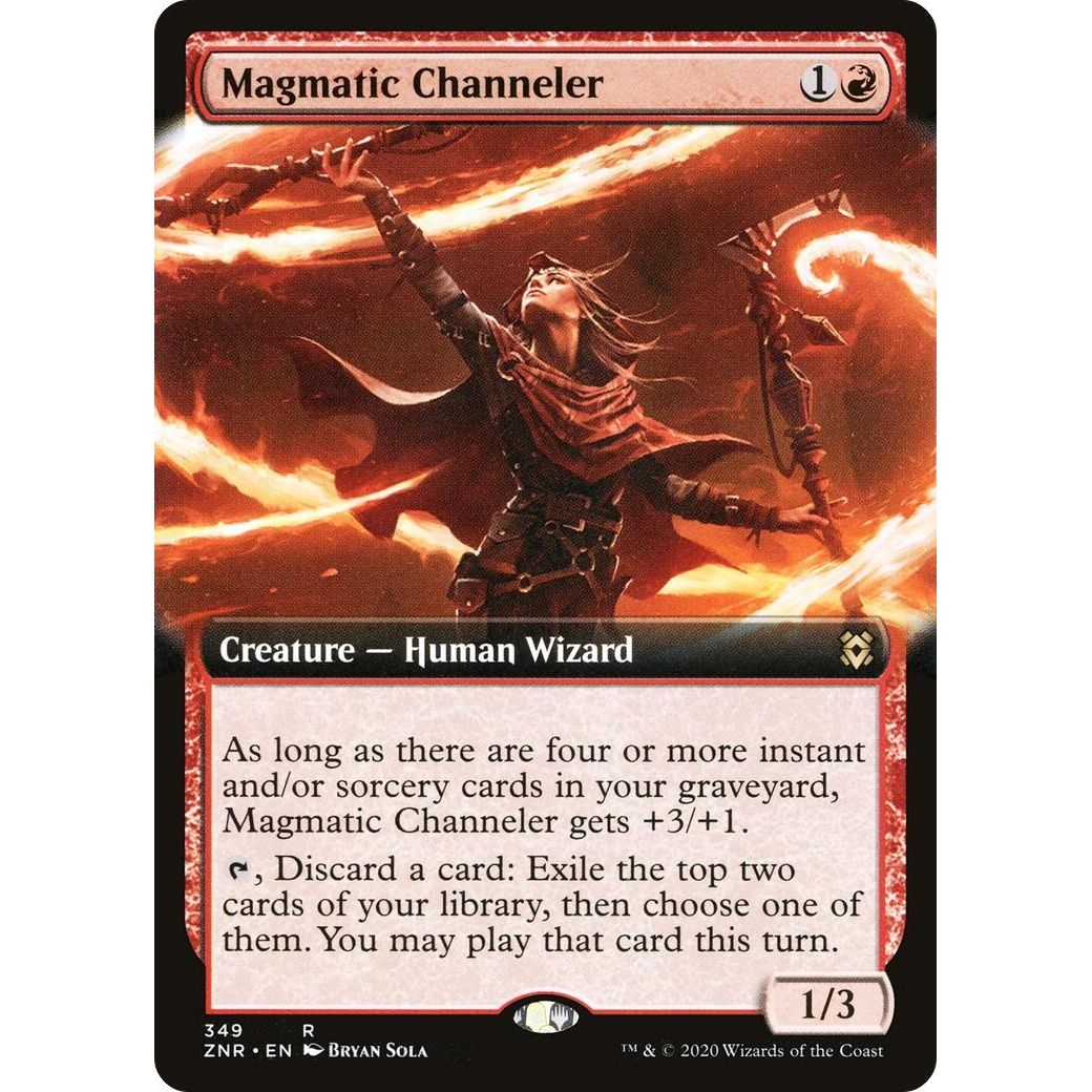 Image for Magmatic Channeler (Extended Art) (349) (ZNR) - Magic: The Gathering