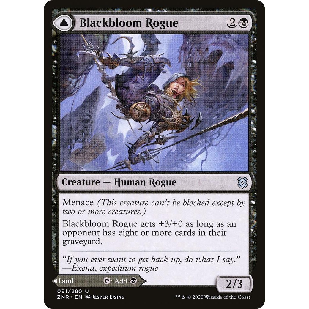 Image for Blackbloom Rogue (91) (ZNR) - Magic: The Gathering