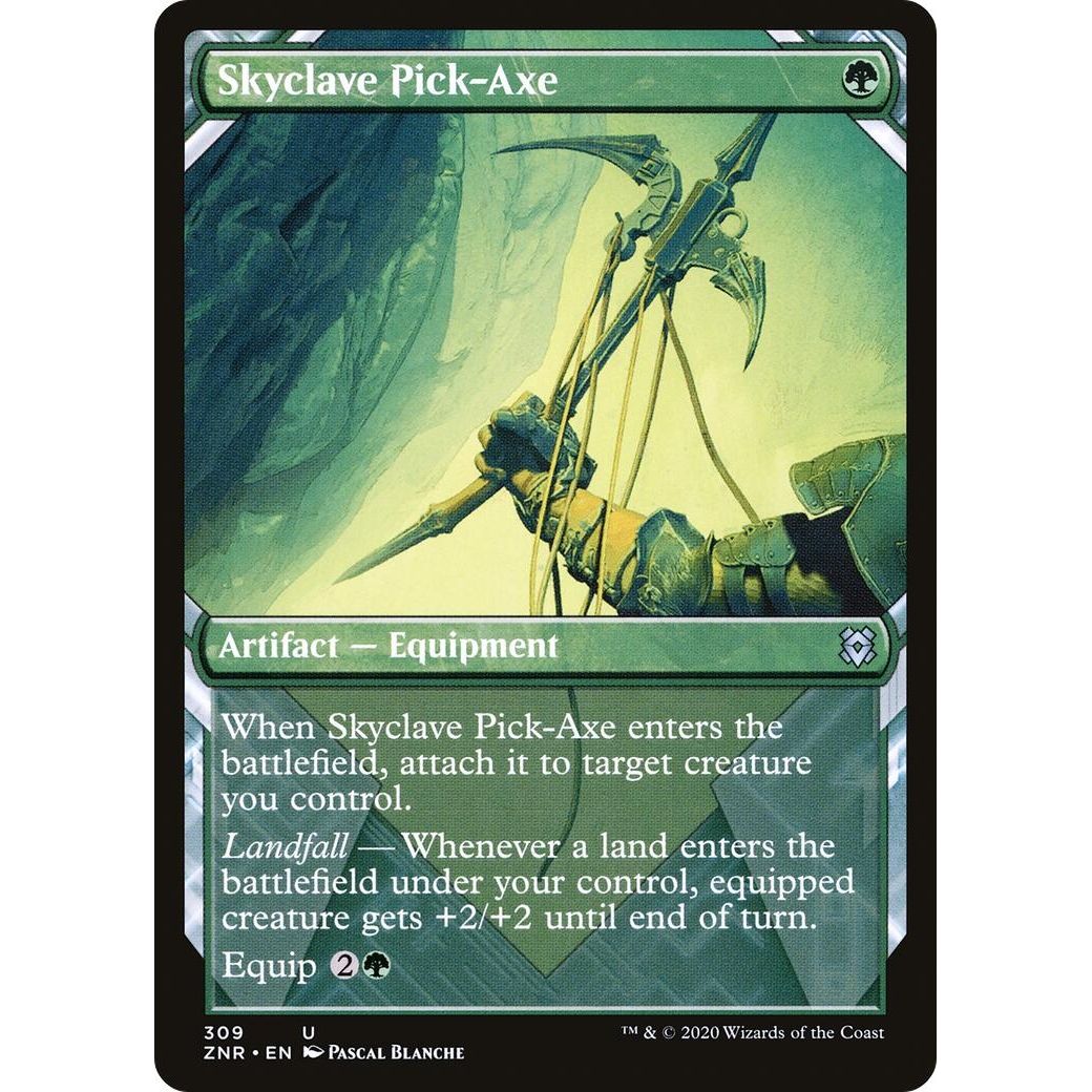Image for Skyclave Pick-Axe (Showcase) (309) (ZNR) - Magic: The Gathering