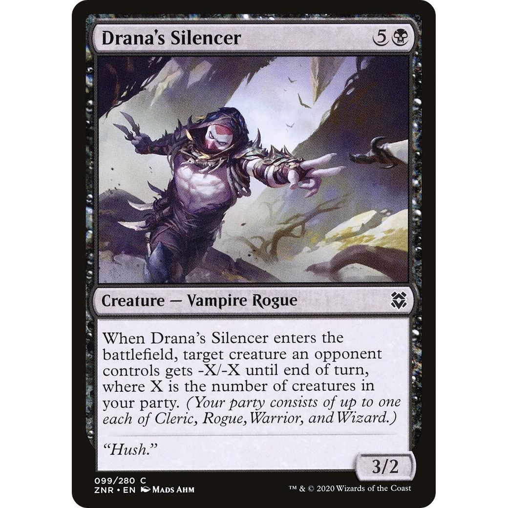 Image for Drana's Silencer (99) (ZNR) - Magic: The Gathering
