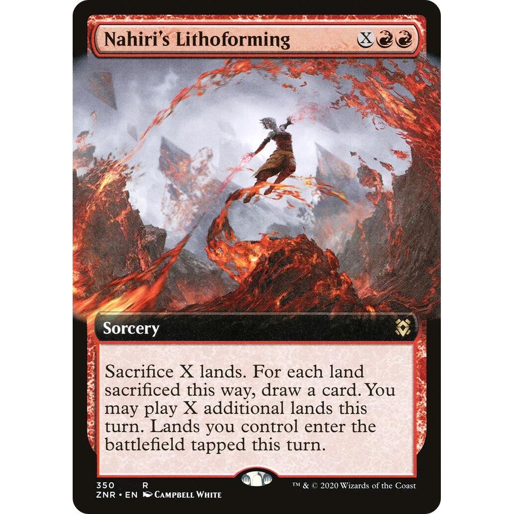 Image for Nahiri's Lithoforming (Extended Art) (350) (ZNR) - Magic: The Gathering
