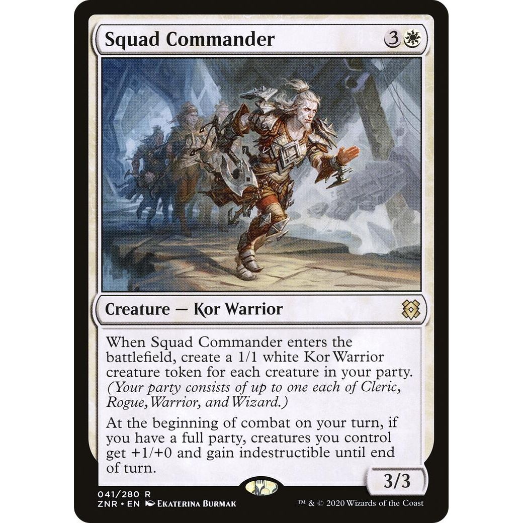 Image for Squad Commander (41) (ZNR) - Magic: The Gathering