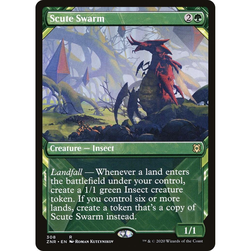 Image for Scute Swarm (Showcase) (308) (ZNR) - Magic: The Gathering