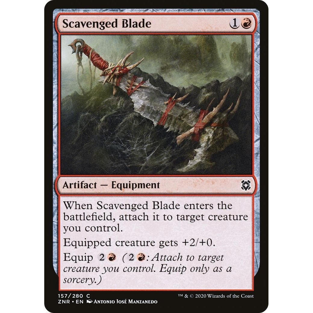 Image for Scavenged Blade (157) (ZNR) - Magic: The Gathering