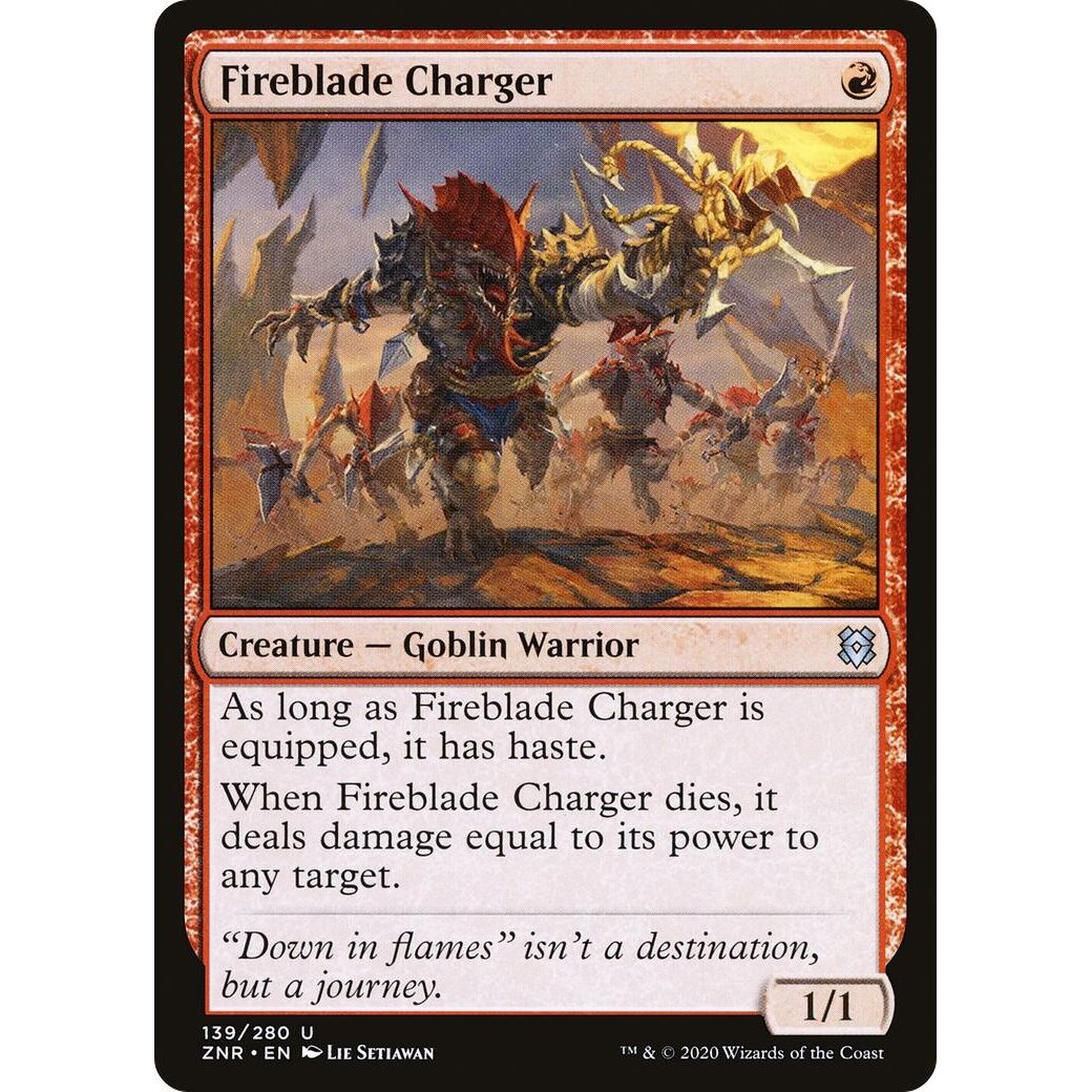 Image for Fireblade Charger (139) (ZNR) - Magic: The Gathering
