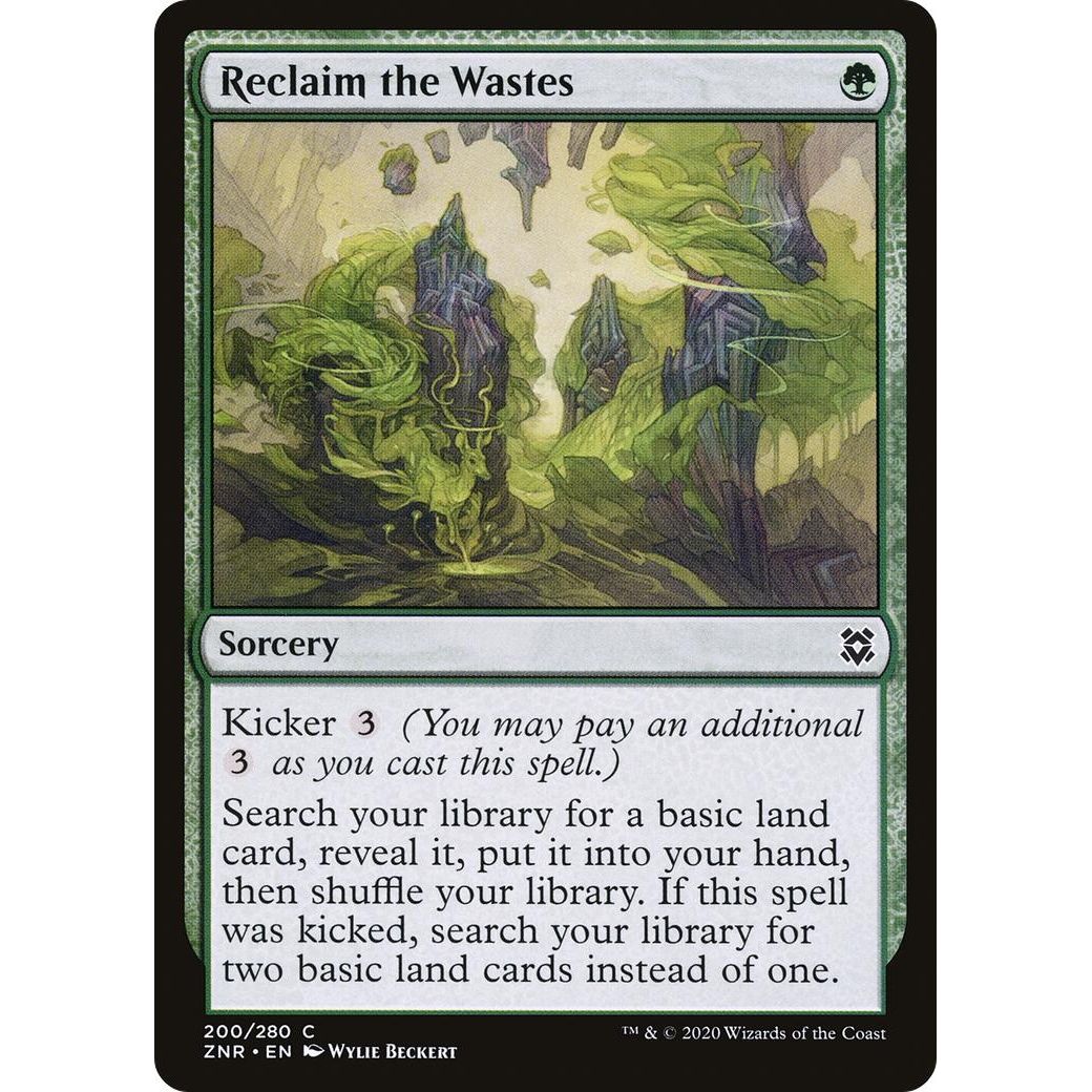 Image for Reclaim the Wastes (200) (ZNR) - Magic: The Gathering