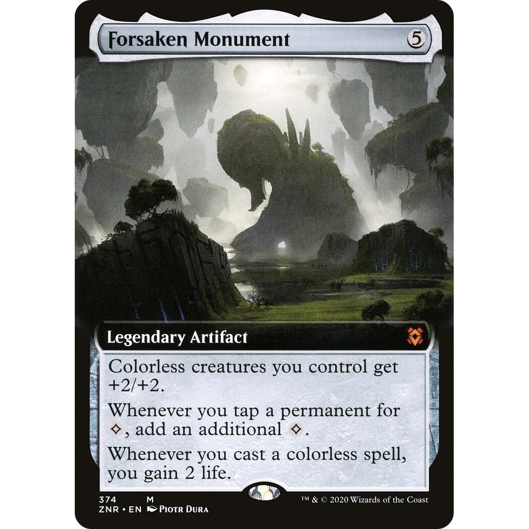 Image for Forsaken Monument (Extended Art) (374) (ZNR) - Magic: The Gathering