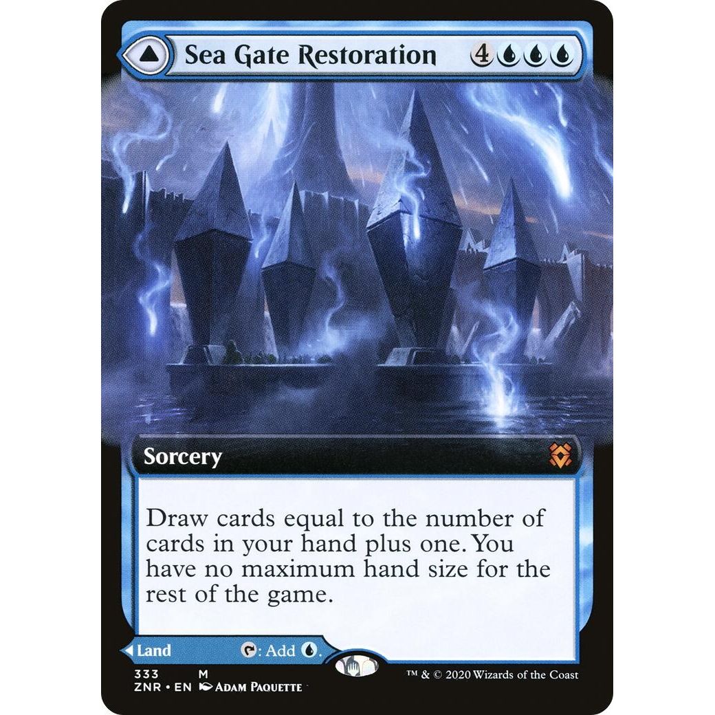 Image for Sea Gate Restoration (Extended Art) (333) (ZNR) - Magic: The Gathering