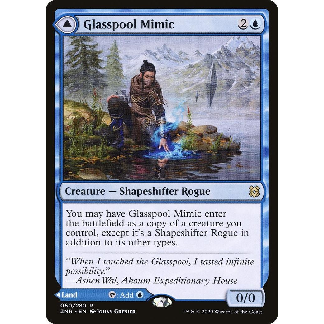 Image for Glasspool Mimic (60) (ZNR) - Magic: The Gathering