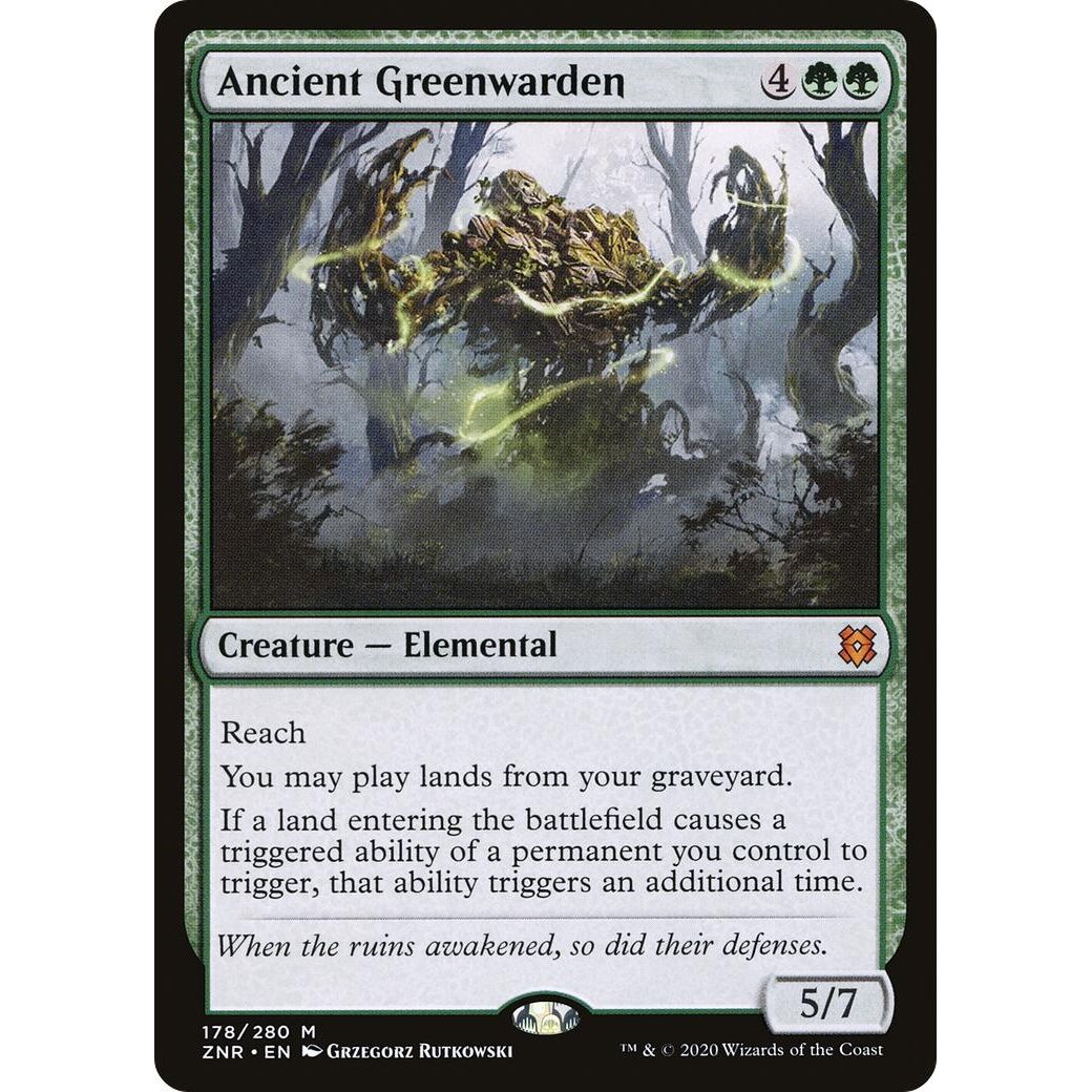Image for Ancient Greenwarden (178) (ZNR) - Magic: The Gathering