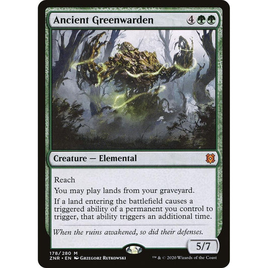 Image for Ancient Greenwarden (178) (ZNR) - Magic: The Gathering