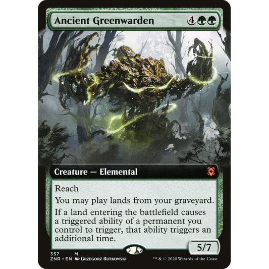Image for Ancient Greenwarden (Extended Art) (357) (ZNR) - Magic: The Gathering