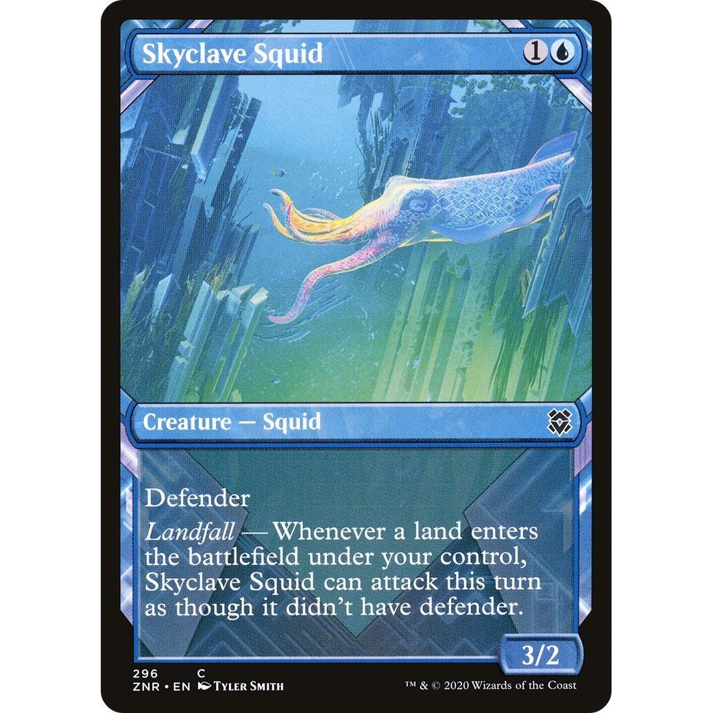 Image for Skyclave Squid (Showcase) (296) (ZNR) - Magic: The Gathering
