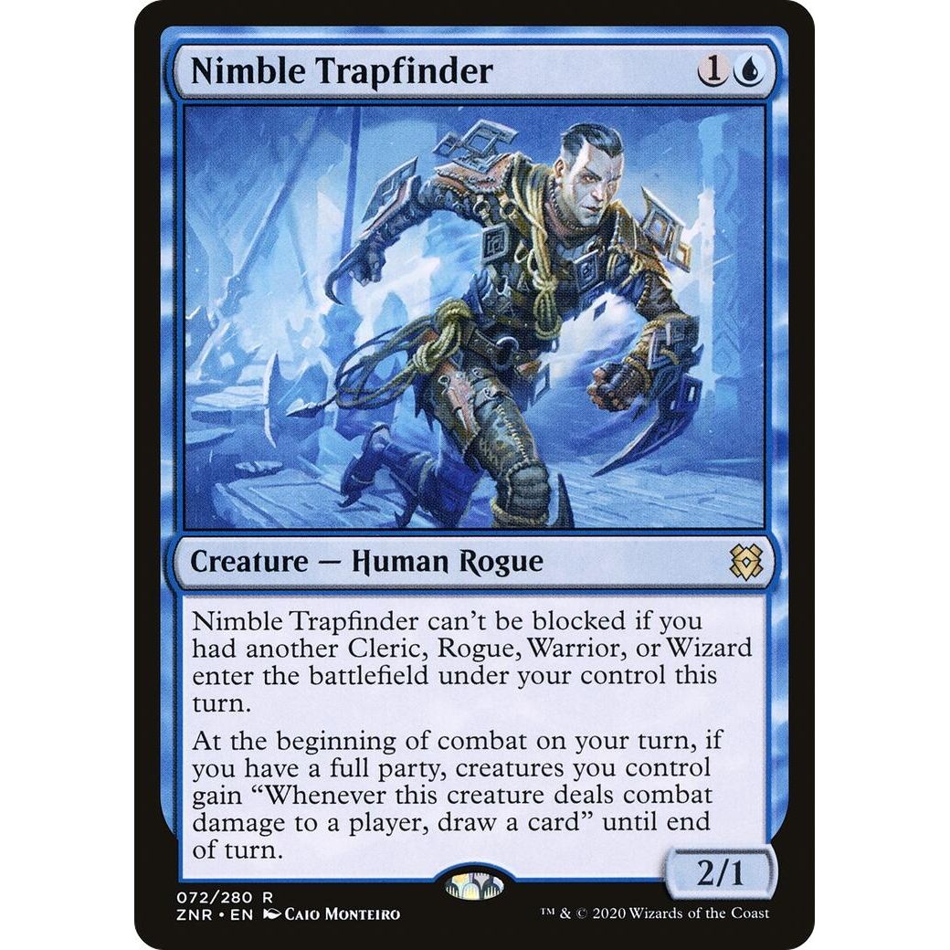 Image for Nimble Trapfinder (72) (ZNR) - Magic: The Gathering
