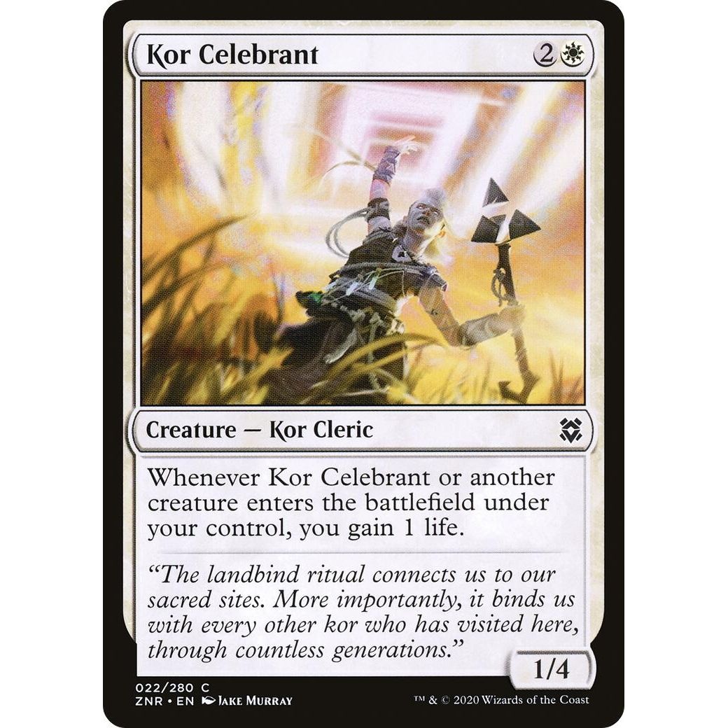 Image for Kor Celebrant (22) (ZNR) - Magic: The Gathering