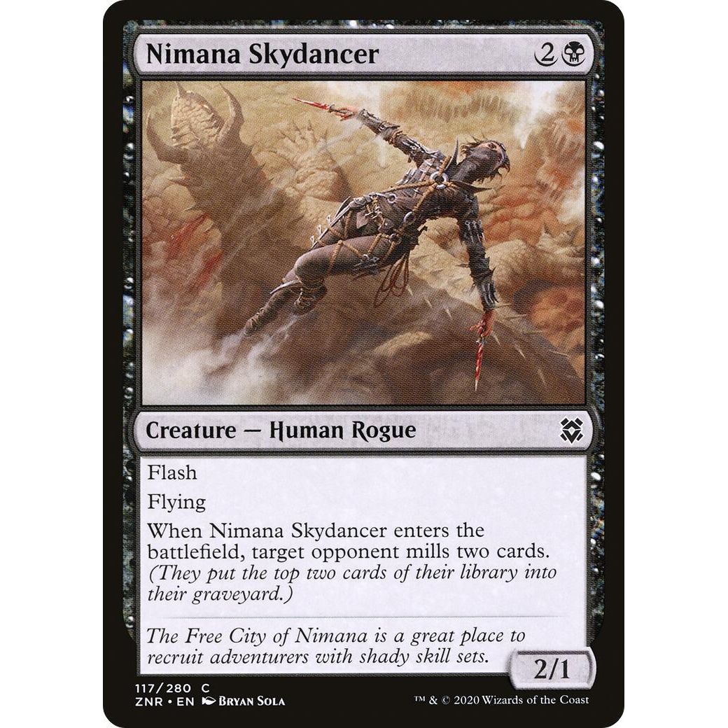 Image for Nimana Skydancer (117) (ZNR) - Magic: The Gathering
