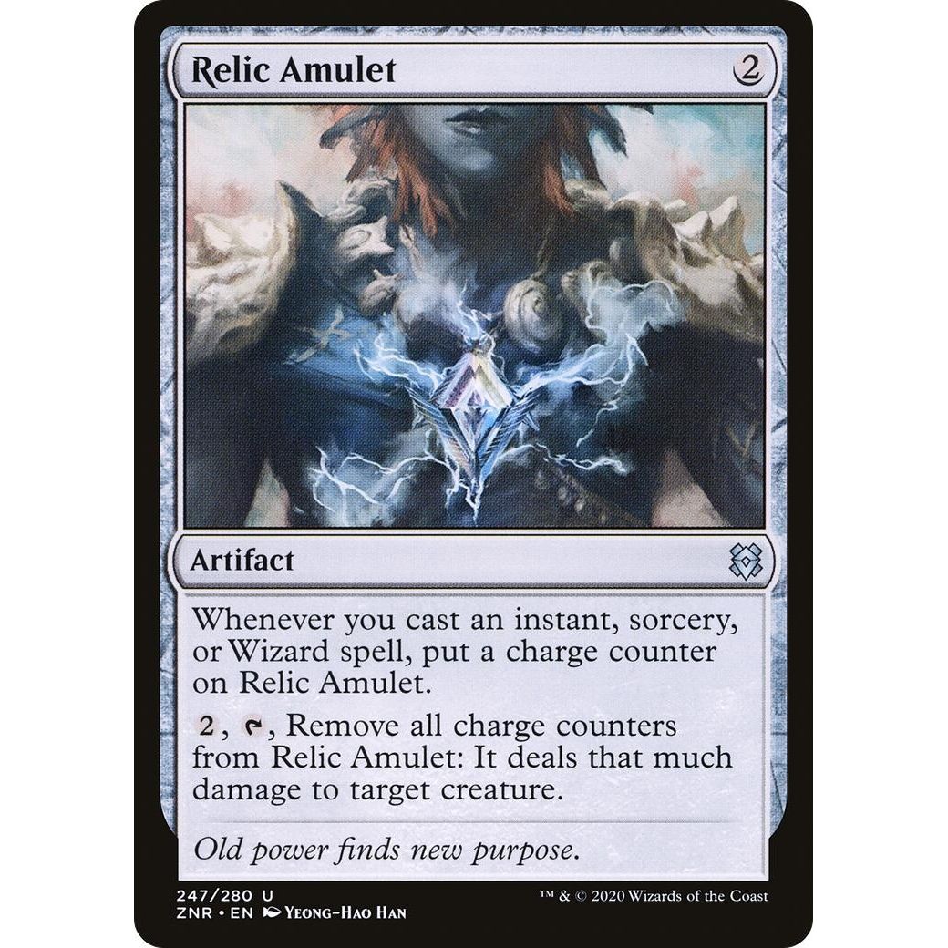 Image for Relic Amulet (247) (ZNR) - Magic: The Gathering