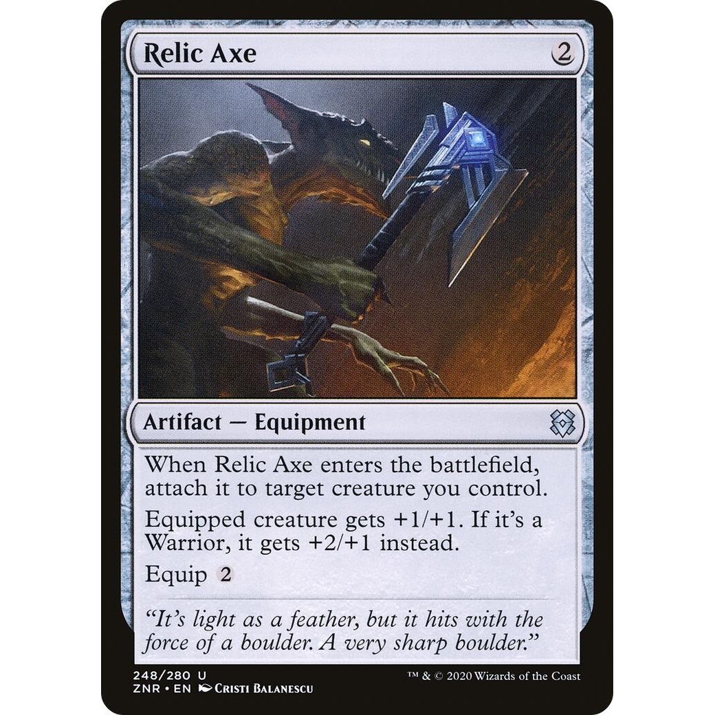 Image for Relic Axe (248) (ZNR) - Magic: The Gathering