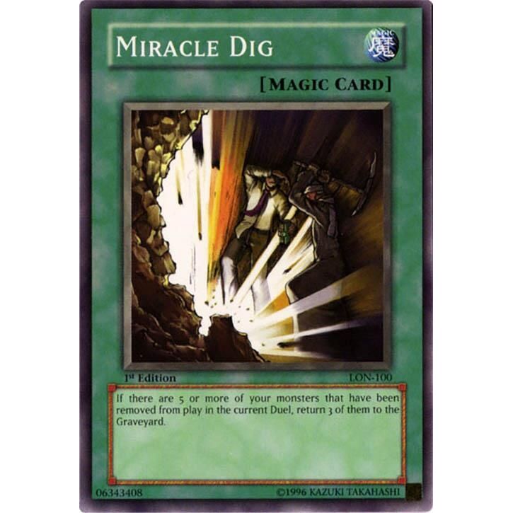 Image for Miracle Dig (LON-100) (LON) - YuGiOh