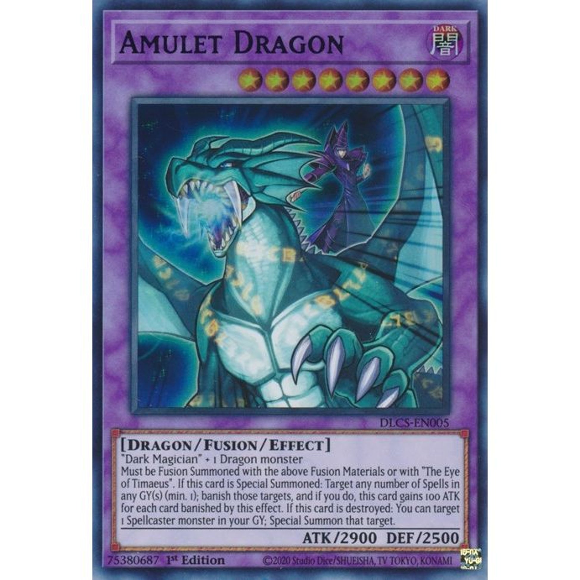 Image for Amulet Dragon (Purple) (DLCS-EN005) (DLCS) - YuGiOh