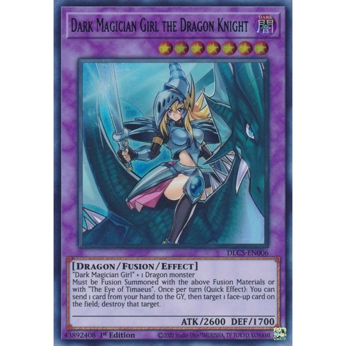 Image for Dark Magician Girl the Dragon Knight (Blue) (DLCS-EN006) (DLCS) - YuGiOh