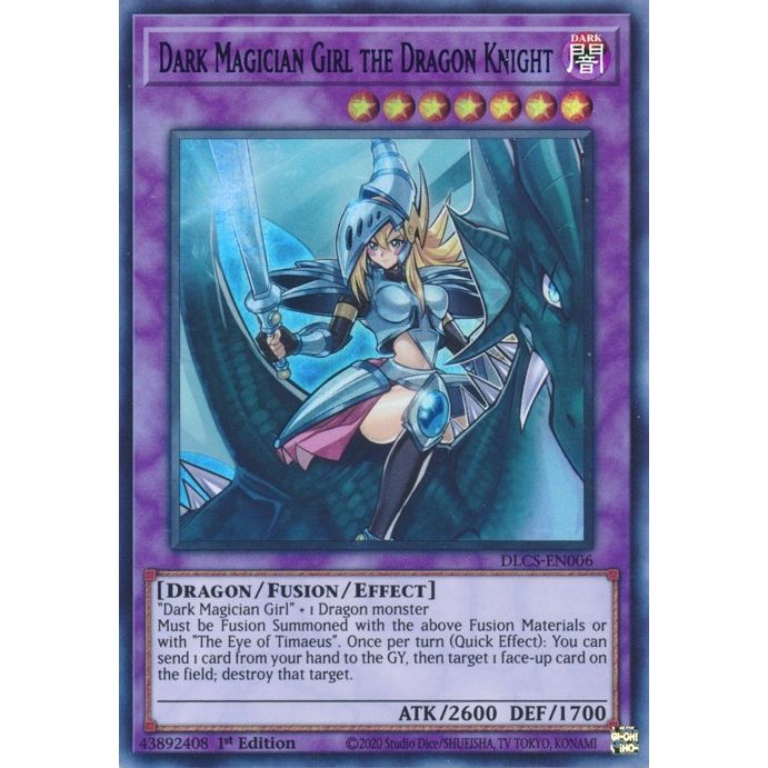 Image for Dark Magician Girl the Dragon Knight (Green) (DLCS-EN006) (DLCS) - YuGiOh