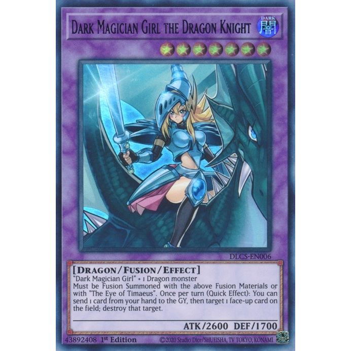 Image for Dark Magician Girl the Dragon Knight (Purple) (DLCS-EN006) (DLCS) - YuGiOh