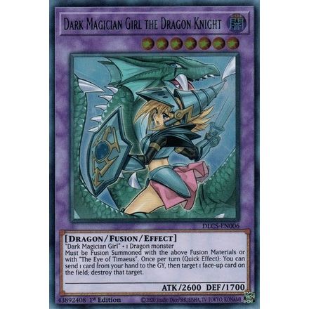 Image for Dark Magician Girl the Dragon Knight (Alternate Art) (DLCS-EN006) (DLCS) - YuGiOh
