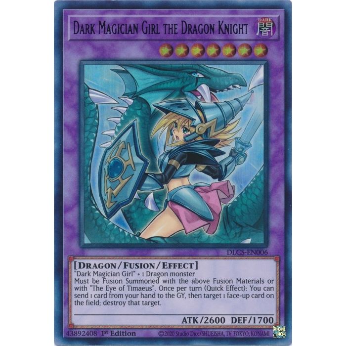 Image for Dark Magician Girl the Dragon Knight (Alternate Art) (Purple) (DLCS-EN006) (DLCS) - YuGiOh