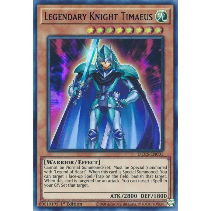 Image for Legendary Knight Timaeus (Blue) (DLCS-EN001) (DLCS) - YuGiOh