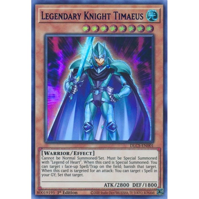Image for Legendary Knight Timaeus (Purple) (DLCS-EN001) (DLCS) - YuGiOh
