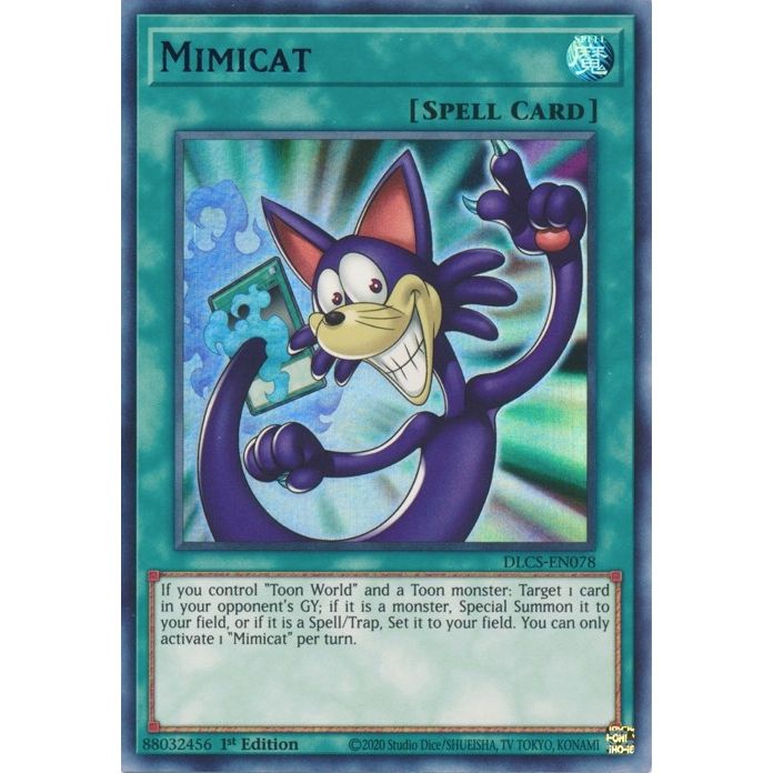 Image for Mimicat (Blue) (DLCS-EN078) (DLCS) - YuGiOh