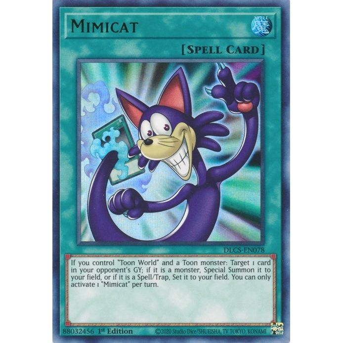 Image for Mimicat (Green) (DLCS-EN078) (DLCS) - YuGiOh