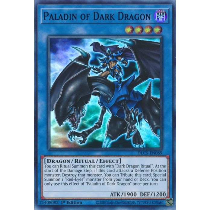 Image for Paladin of Dark Dragon (Purple) (DLCS-EN069) (DLCS) - YuGiOh