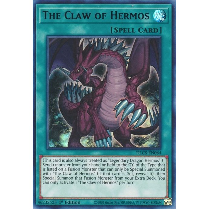 Image for The Claw of Hermos (Purple) (DLCS-EN064) (DLCS) - YuGiOh