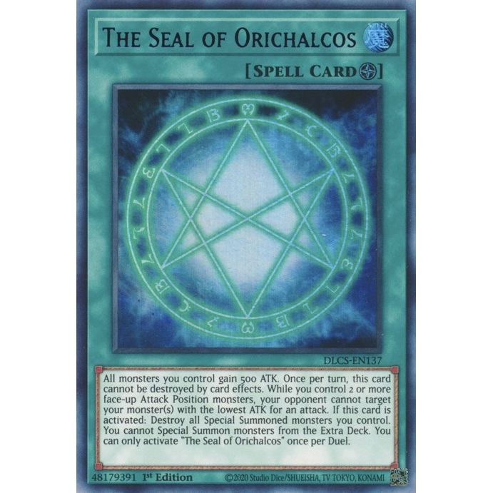 Image for The Seal of Orichalcos (Purple) (DLCS-EN137) (DLCS) - YuGiOh
