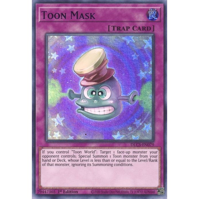 Image for Toon Mask (Blue) (DLCS-EN079) (DLCS) - YuGiOh