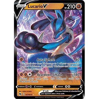 Image for Lucario V (27/73) (CHP) - Pokemon