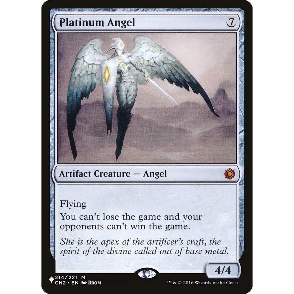 Image for Platinum Angel (214/221) (LIST) - Magic: The Gathering