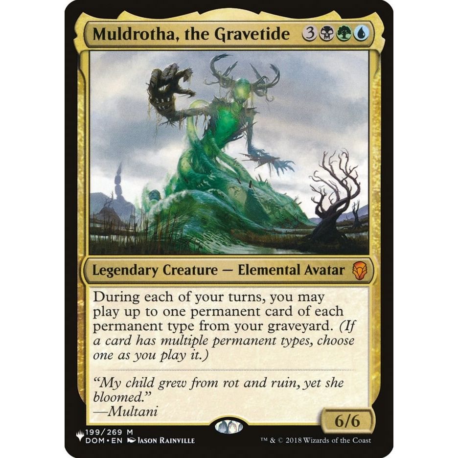 Image for Muldrotha, the Gravetide (199/269) (LIST) - Magic: The Gathering