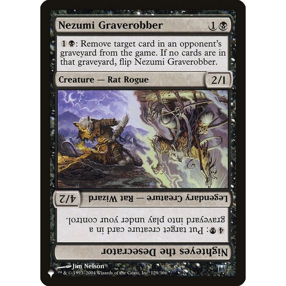 Image for Nezumi Graverobber // Nighteyes the Desecrator (129/306) (LIST) - Magic: The Gathering