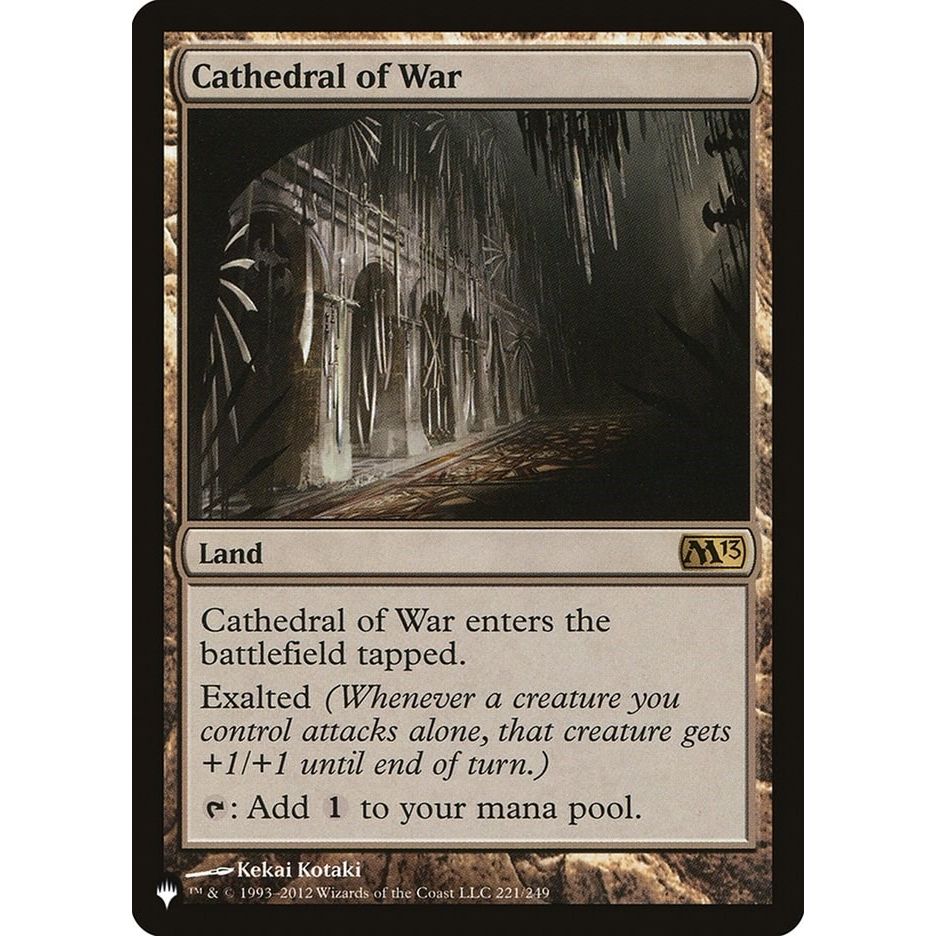 Image for Cathedral of War (221/249) (LIST) - Magic: The Gathering