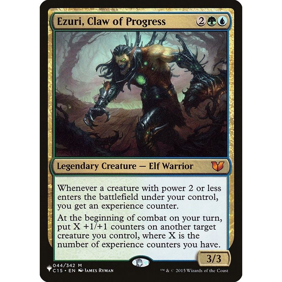 Image for Ezuri, Claw of Progress (044/342) (LIST) - Magic: The Gathering