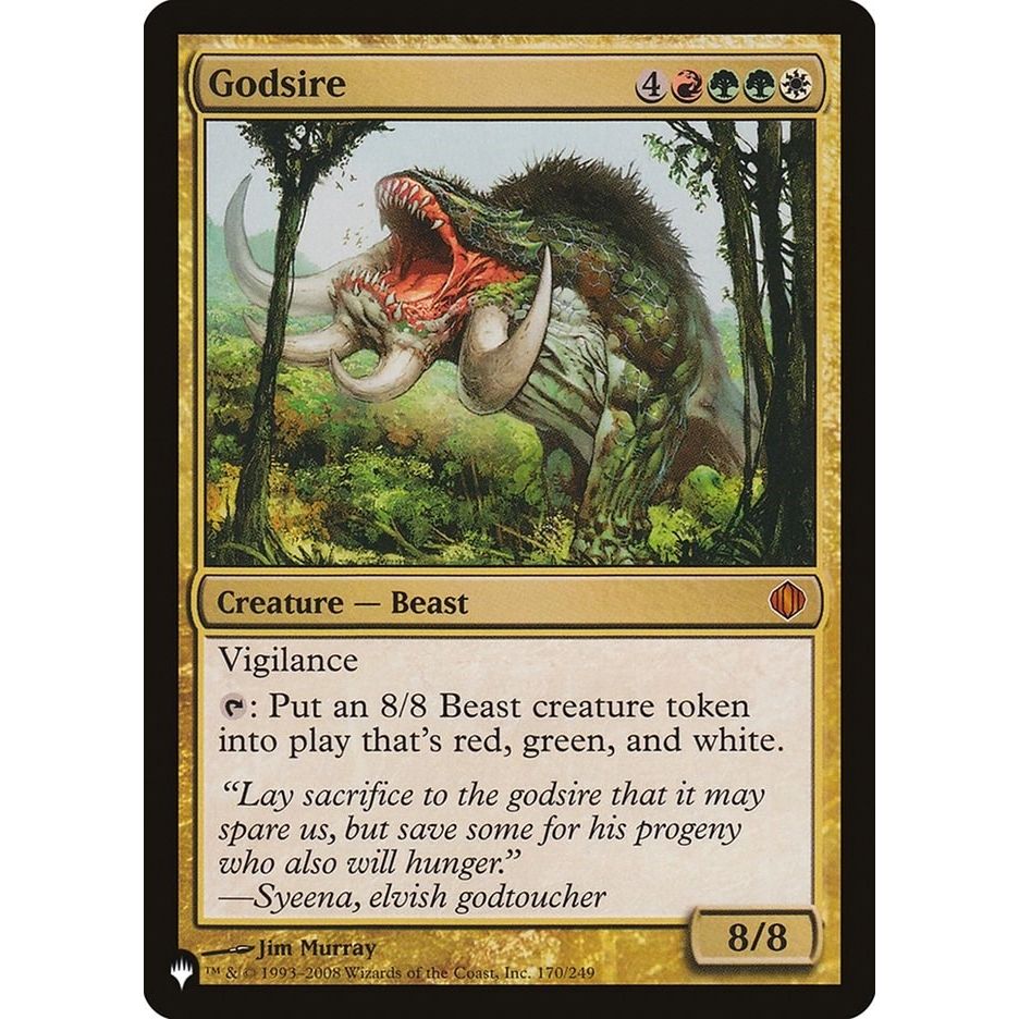 Image for Godsire (170/249) (LIST) - Magic: The Gathering