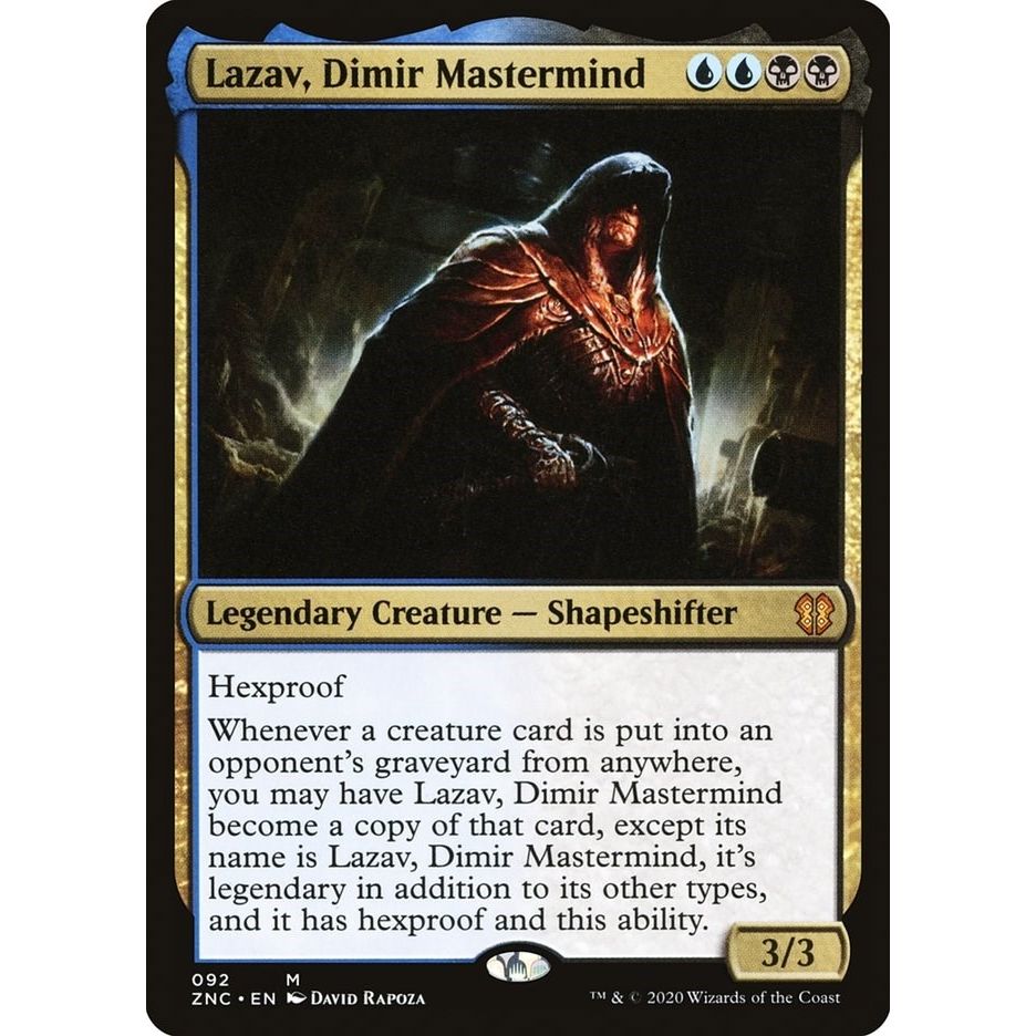 Image for Lazav, Dimir Mastermind (92) (ZNC) - Magic: The Gathering