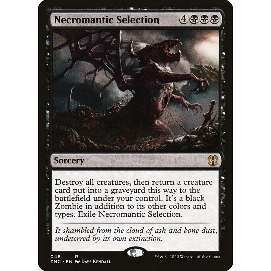Image for Necromantic Selection (48) (ZNC) - Magic: The Gathering