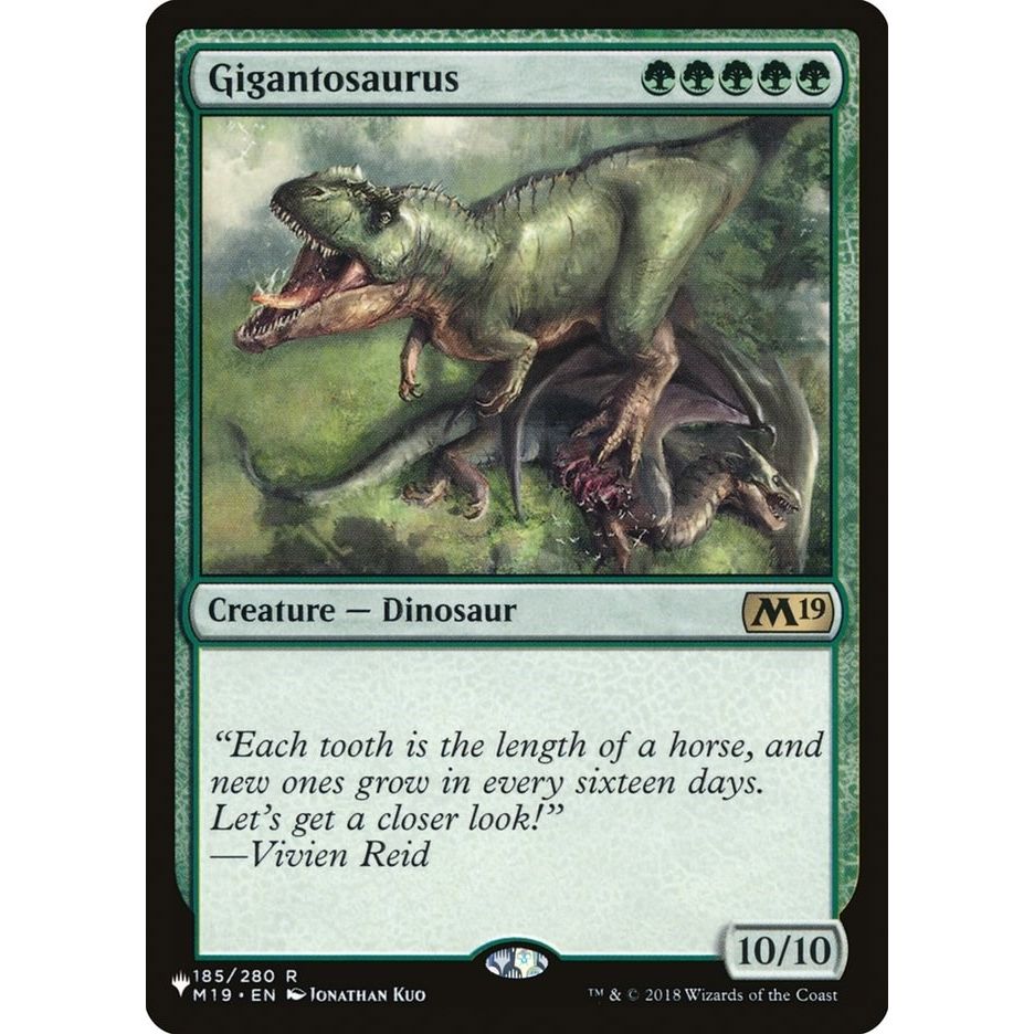 Image for Gigantosaurus (185/280) (LIST) - Magic: The Gathering