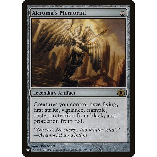 Image for Akroma's Memorial (159/180) (LIST) - Magic: The Gathering