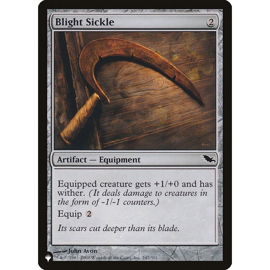Image for Blight Sickle (247/301) (LIST) - Magic: The Gathering
